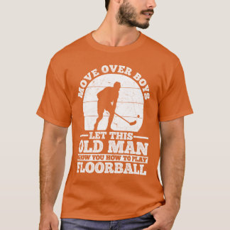 Camiseta Unihockeyseu Velho Mostra Como Jogar Floo