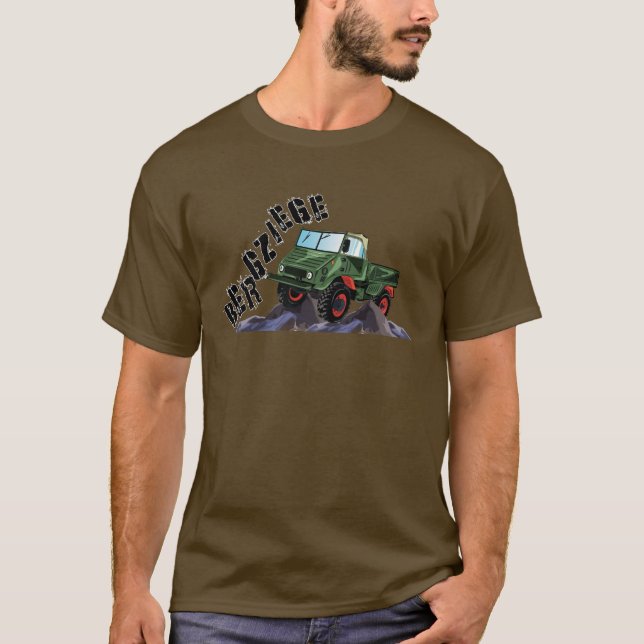 Camiseta Unimog - Oldtimer - Traktor - 4x4 - T-Shirt (Frente)