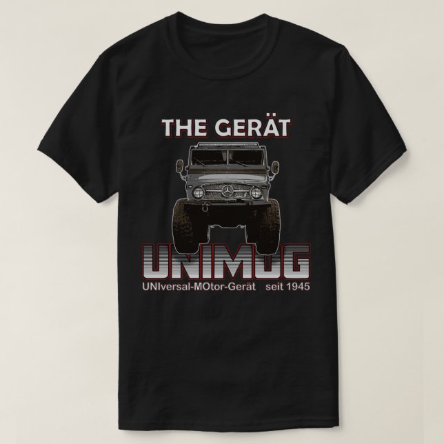 Camiseta UNIMOG UNIversalMOtorGert do EXCELENTE (Frente do Design)