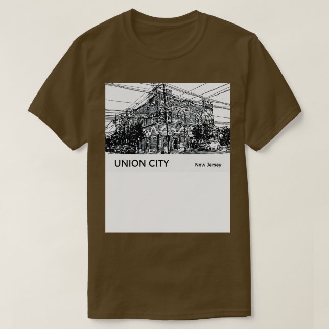 Camiseta Union City New Jersey (Frente do Design)