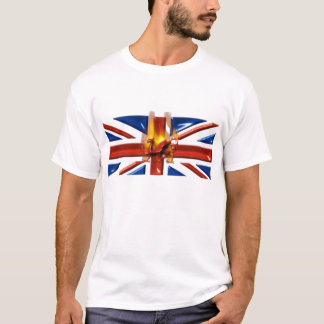 Camiseta Union Jack BRITÂNICO Wales