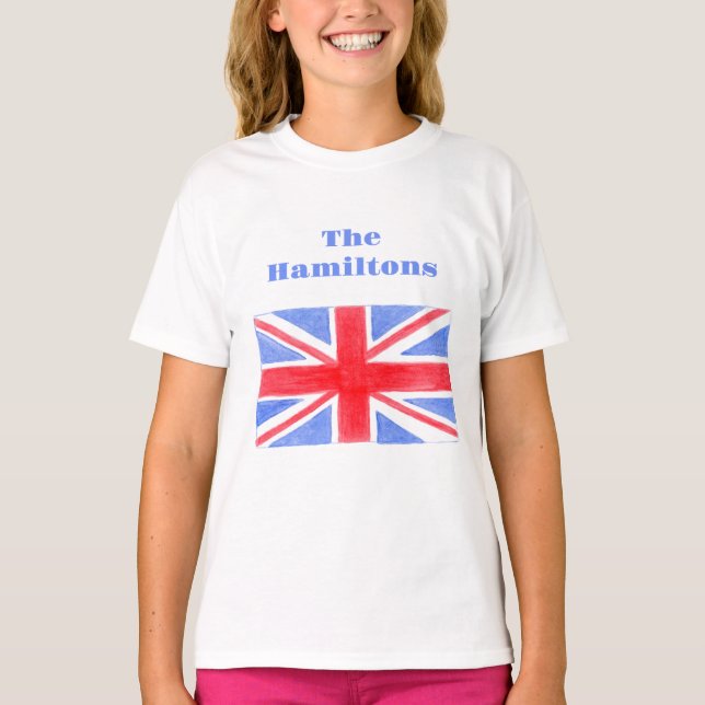 Camiseta Union Jack British Flag Excelente Grã-Bretanha (Frente)