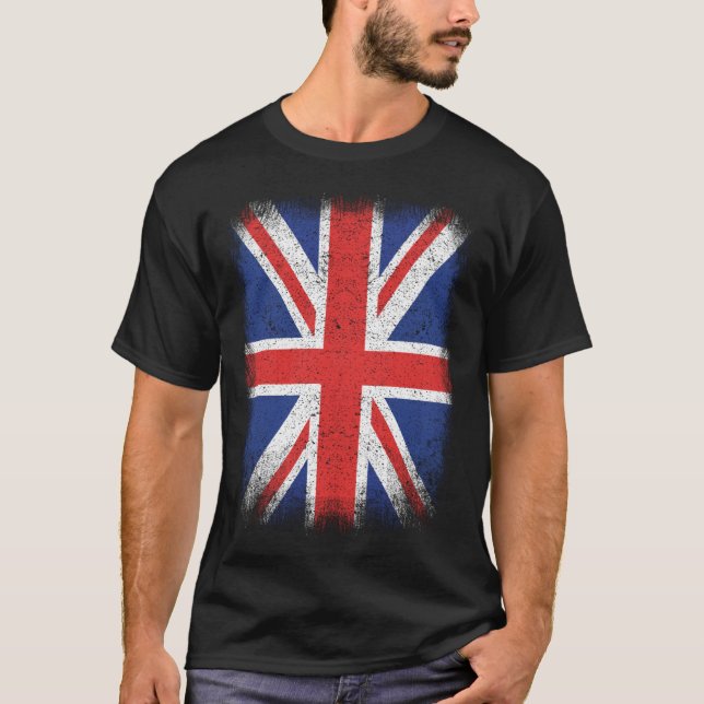 Camiseta Union Jack British Flag Great Britain Y2k United K (Frente)