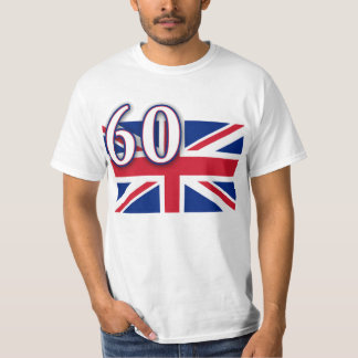 Camiseta Union Jack com os 60 para o jubileu de diamante