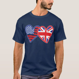 Camiseta Union Jack/EUA