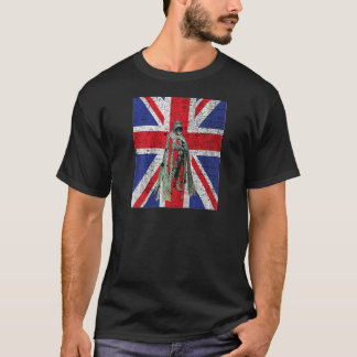 Camiseta Union Jack Excalibur England United Kingdom Britis