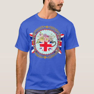 Camiseta Union Jack Flag For Kids & Jubilee Teacup For Brit