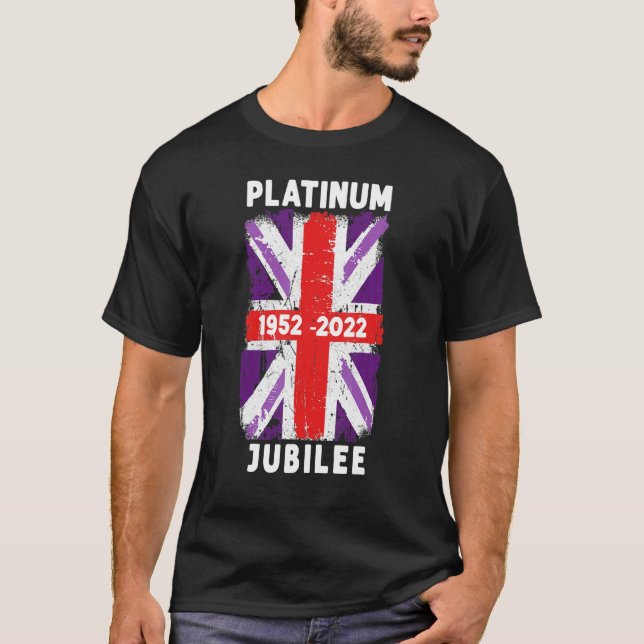 Camiseta Union Jack Idea For Women For Platinum Jubilee (Frente)
