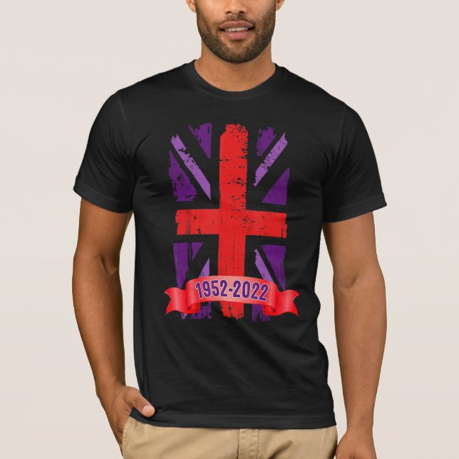 Camiseta Union Jack Idea For Women For The Platinum Jubilee (Frente)