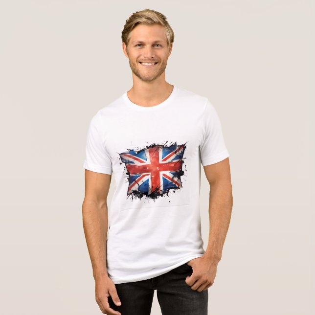 Camiseta union jack masculina (Frente Completa)