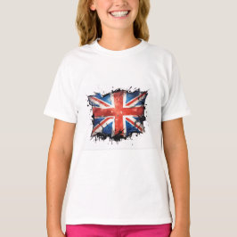 Camiseta union jack para meninas