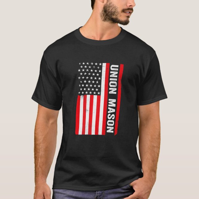 Camiseta Union Mason American Flag (Frente)