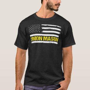 Camiseta Union Mason Shirt For A Patriotic Mason American F