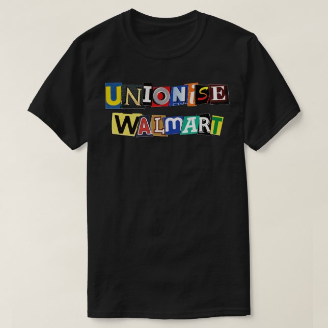 Camiseta Unionize Walmart (Frente do Design)