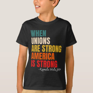 Camiseta Unions São Fortes América É Forte Kamala Harris