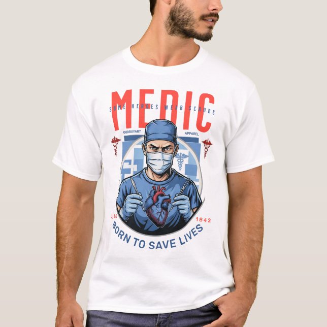 Camiseta Unique And Special Tribute To Medics and Doctors (Frente)