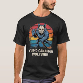 Camiseta Unique Canadian Humor Art with Vintage Look