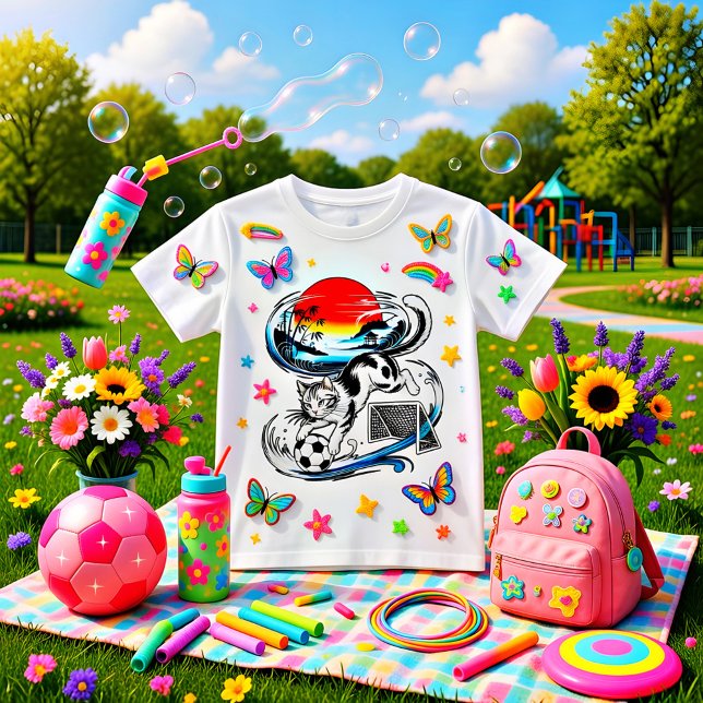 Camiseta Unique Japanese Soccer Cat Gift for Anime & Footba (Criador carregado)