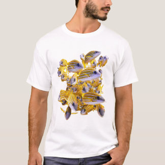 Camiseta Unique Photo Art Shirt - Yellow Fishes