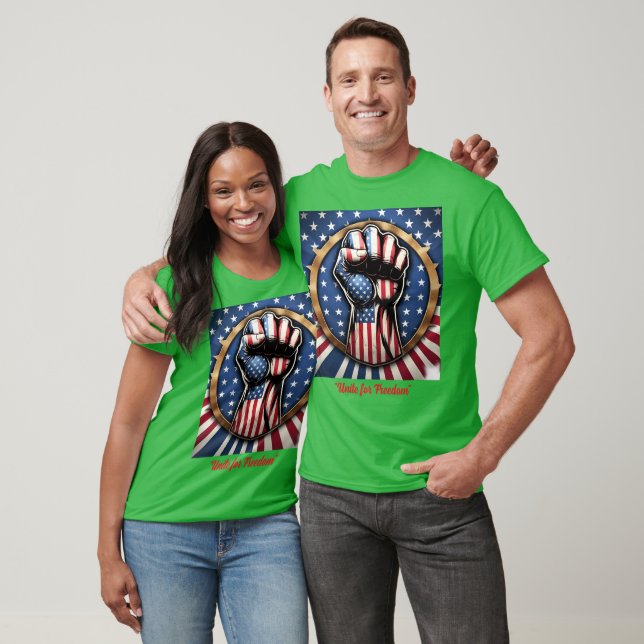 Camiseta "Unir pela liberdade" (Unissex)