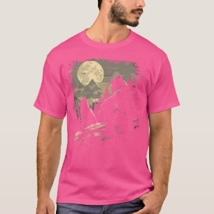 Camiseta Unisex Adultos Retro Campa-Boca Preta Pequena