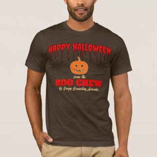 Camiseta Unisex Boo Crew Terapia Halloween no Escr