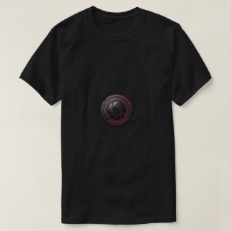 Camiseta Unisex com Design de Obturador de Câmera