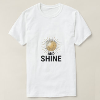 Camiseta Unisex com Tipografia Gráfica do Nascer d