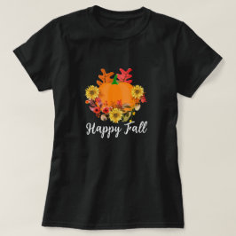 Camiseta Unisex da temporada de outono feliz