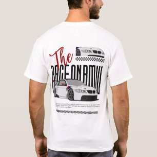 Camiseta Unisex de Corrida de Carros The Race On –
