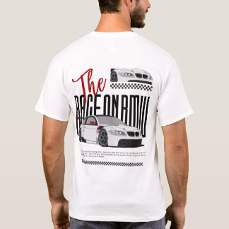 Camiseta Unisex de Corrida de Carros The Race On –