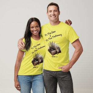 Camiseta Unisex de Direito e Testemunho