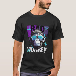 Camiseta Unisex de macaco na moda mau