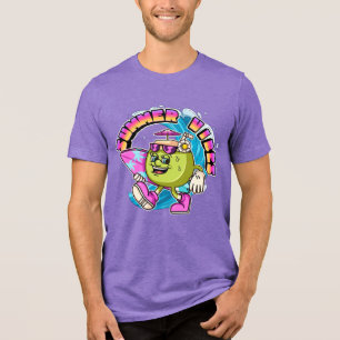 Camiseta Unisex de Verão Vibes Coco Gráfica