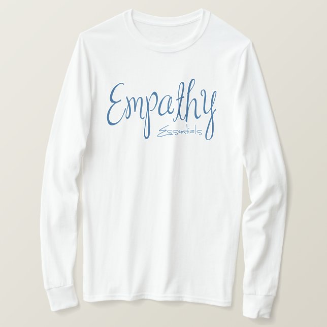Camiseta Unisex Empathy Essentials (azul) (Frente do Design)