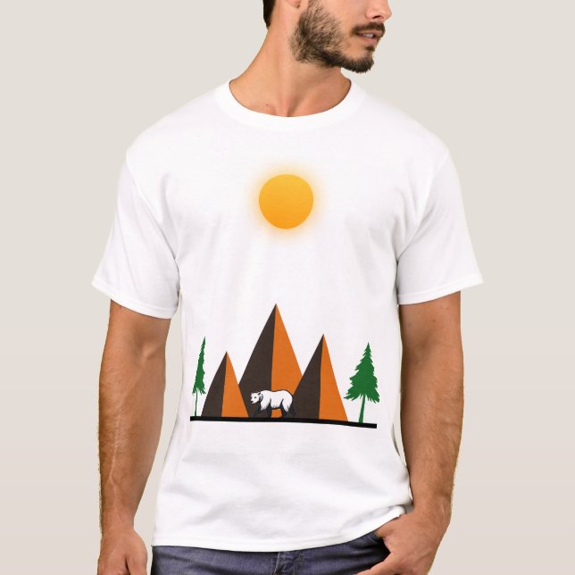 Camiseta Unisex Escape Natureza (Frente)