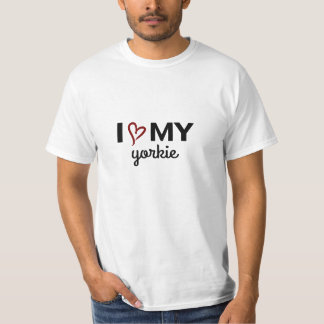 Camiseta Unisex Eu Amo Meu Yorkie