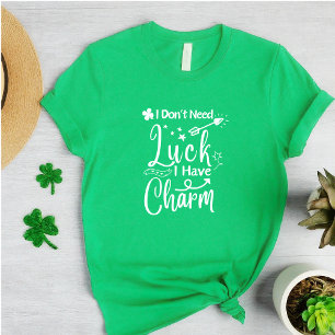 Camiseta Unisex Funny Luck Clover St Paddys Day Mulheres