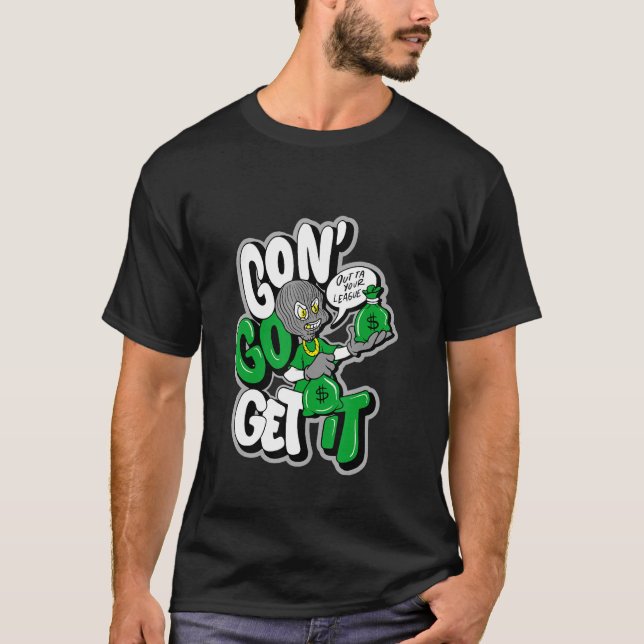 Camiseta Unisex Gon'Go Get It Sneaker Match Retro 3 Pinos G (Frente)