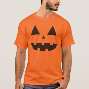 Camiseta Unisex Halloween Pumpkin Face T-Shirt