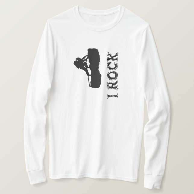 Camiseta Unisex I Rock (Frente do Design)