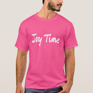 Camiseta Unisex Joy Time™ Bold Rosa – Grafismo Upl