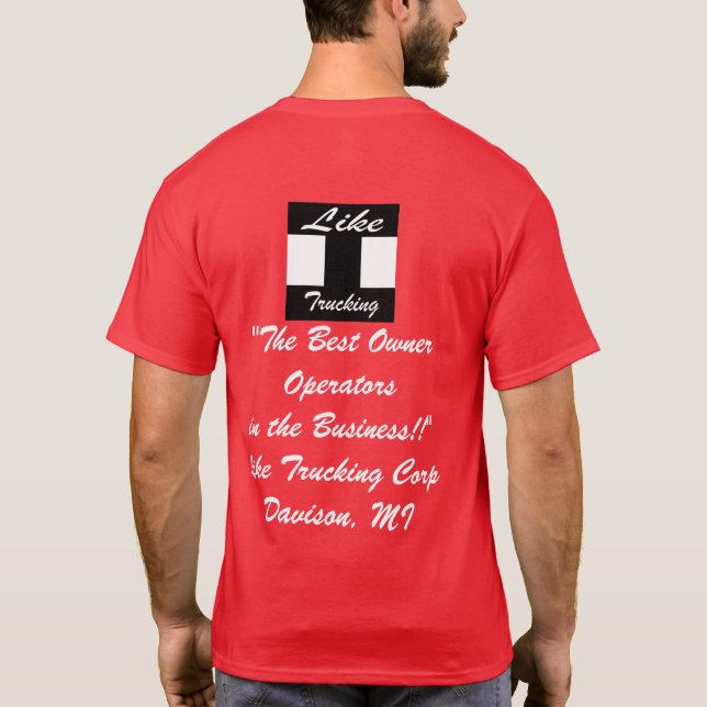Camiseta Unisex Like Trucking Tep w/ Logo (Verso)