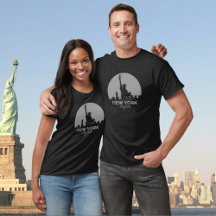 Unisex New York Skyline e Estátua da Liberdade