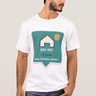 Camiseta Unisex Oh Hi Eu Sou Seu Agente Imobiliári