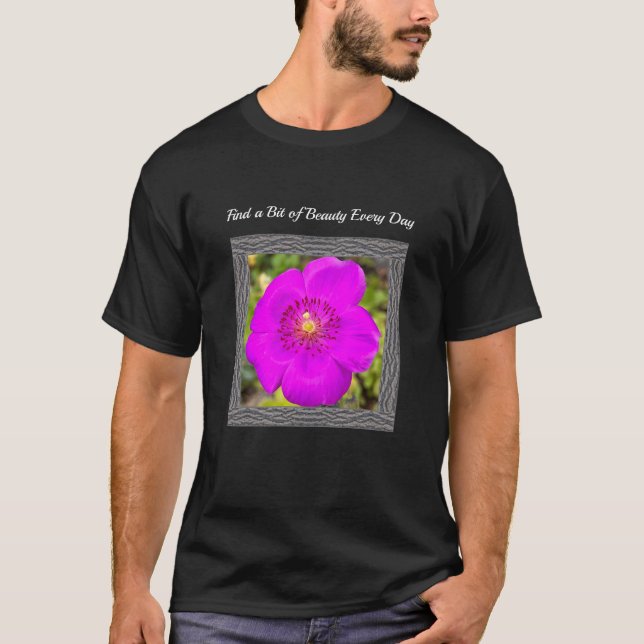 Camiseta Unisex T-shirt com Brilliant Cistanthe (Frente)