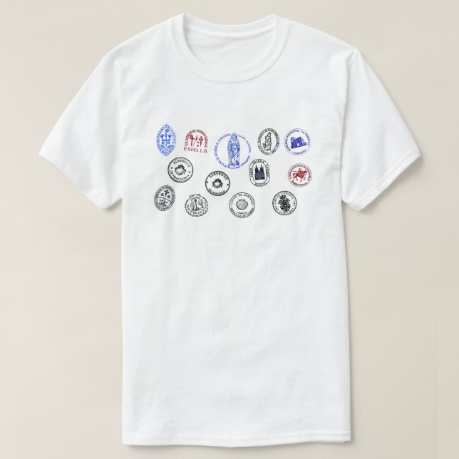 Camiseta Unisex T-Shirt Saint James Way (Frente do Design)