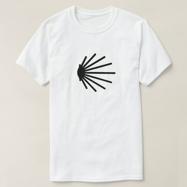 Camiseta Unisex T-Shirt Saint James Way (Frente do Design)