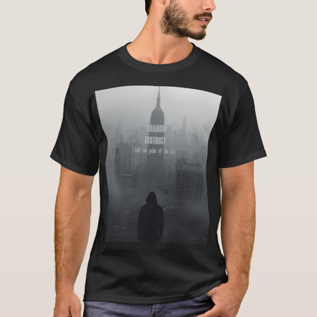 Camiseta Unisex Underground Streetwear Black T-shirt (Frente)