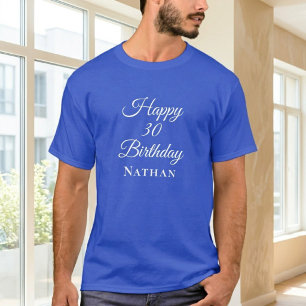Camiseta Unissex Azul Real Personalizada - Persona